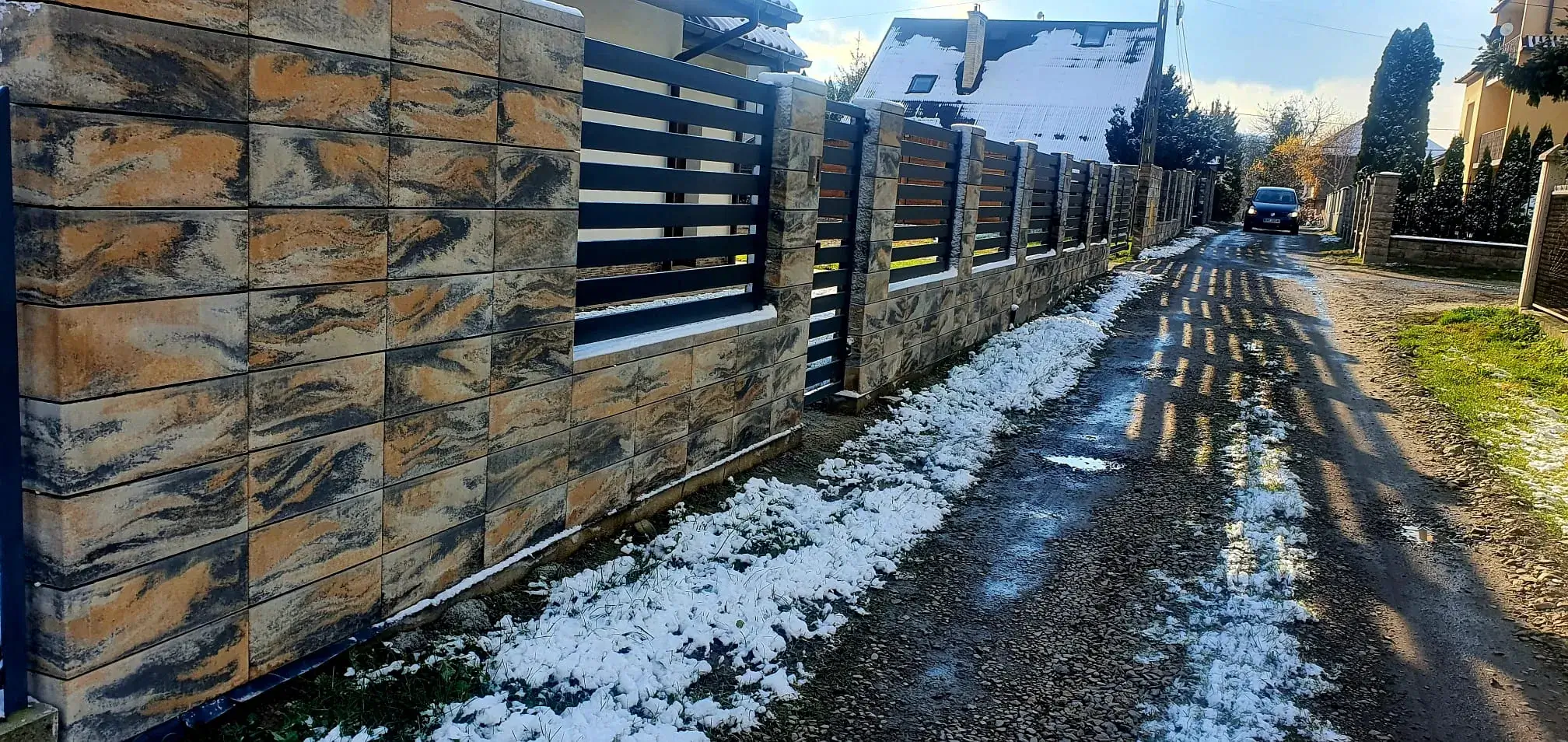 Estetyczne bloczki betonowe gładkie
