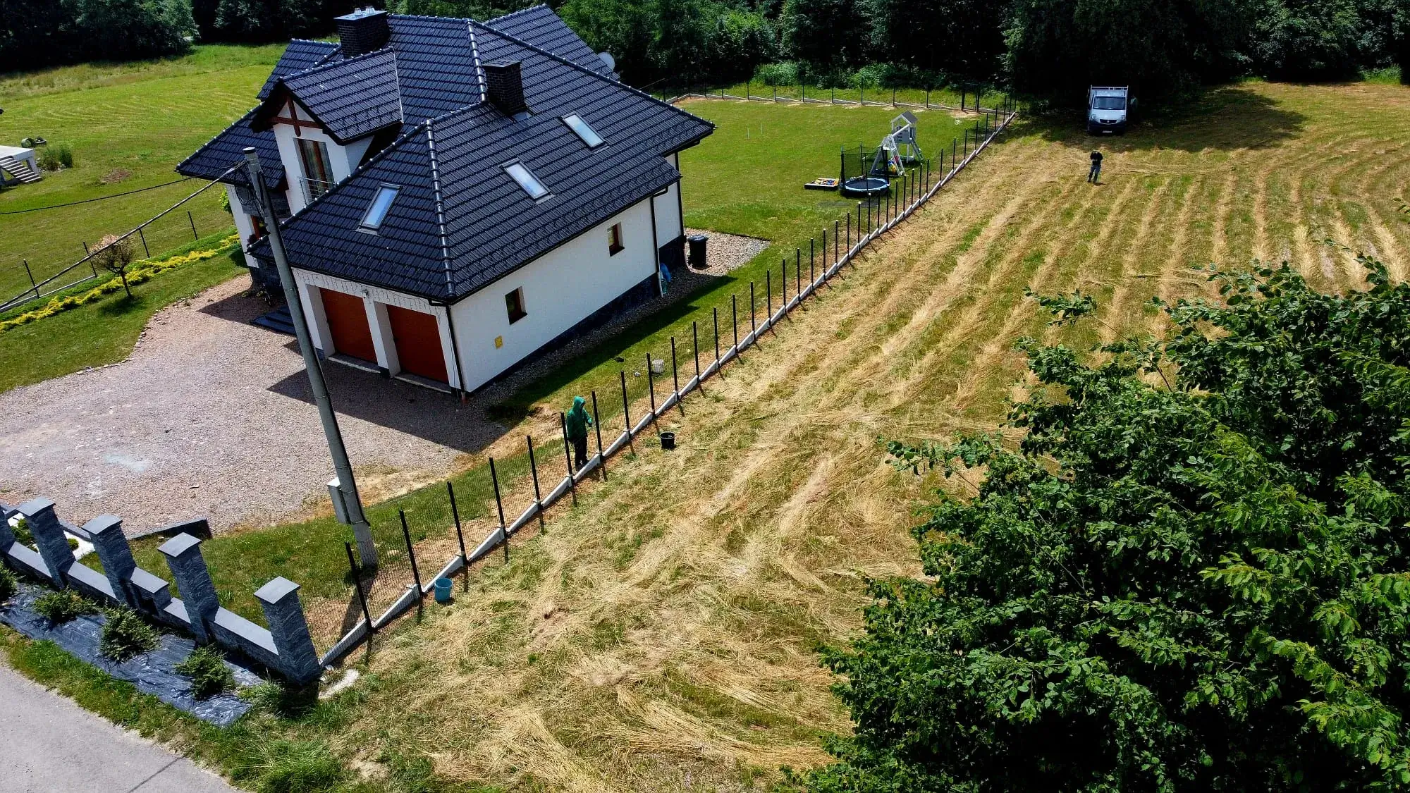 Trwałe ogrodzenie siatkowe KM-BUD (wzór 4)
